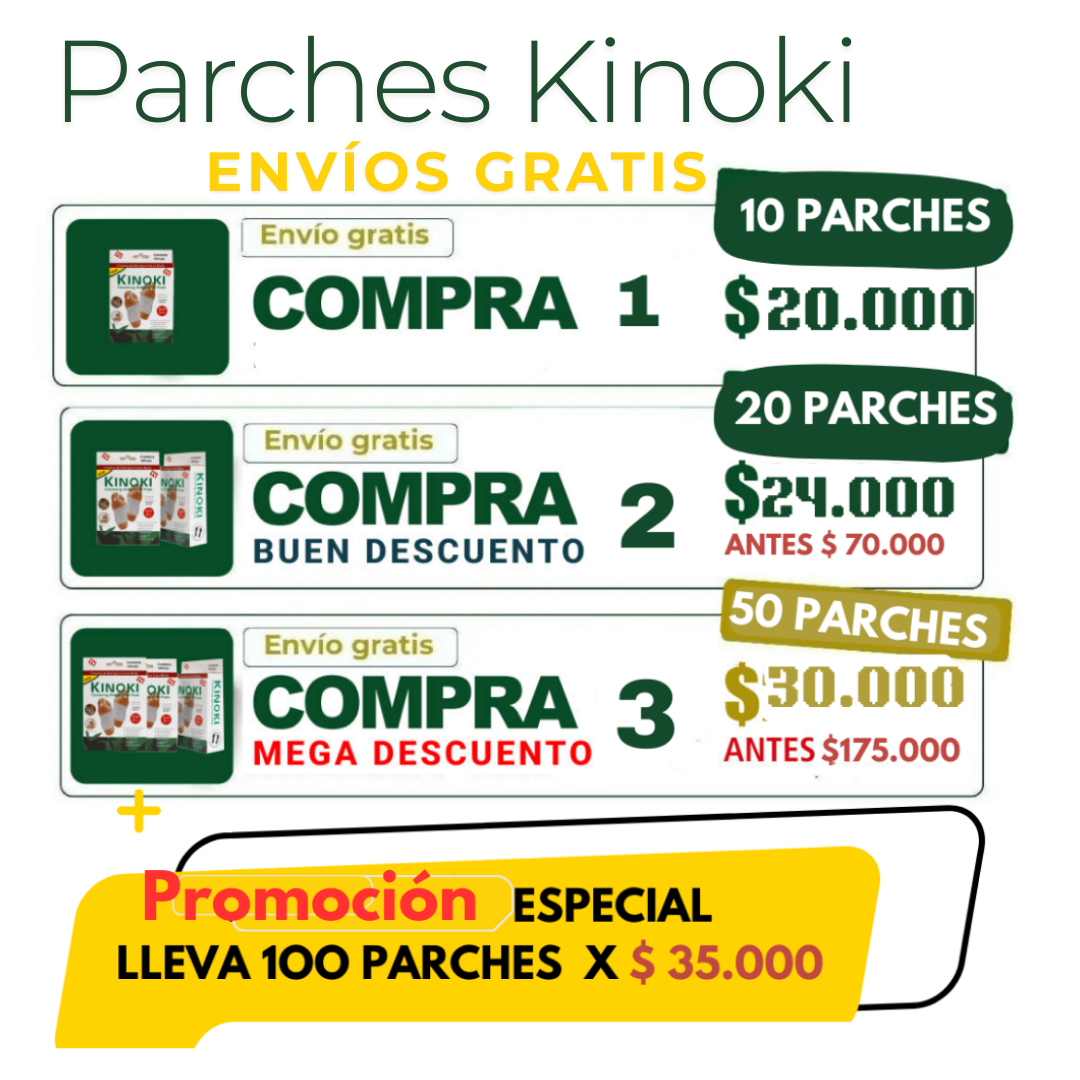 PARCHE DESINTOXICANTE KINOKI