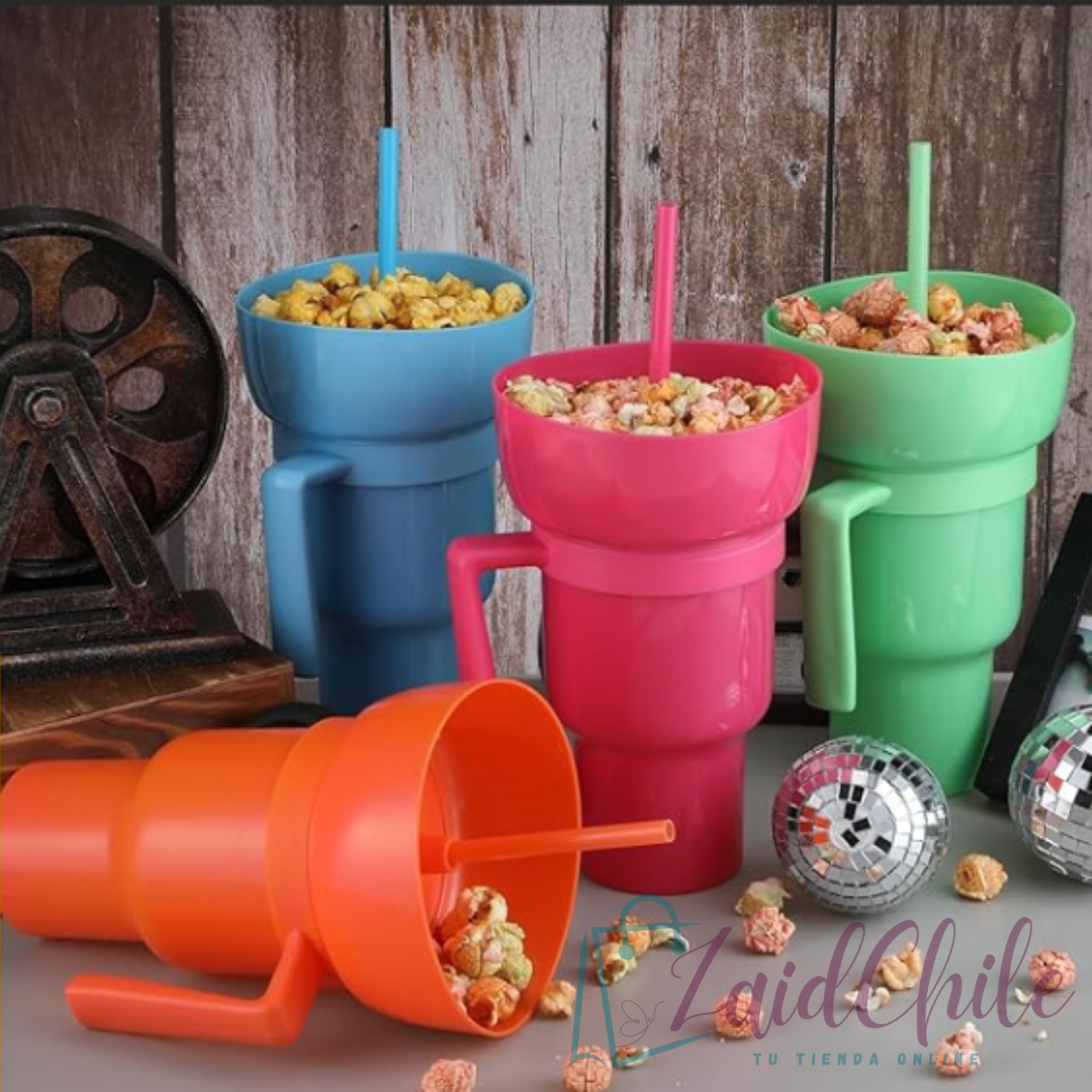 Vaso botanero 2 en 1 PartyPlus™